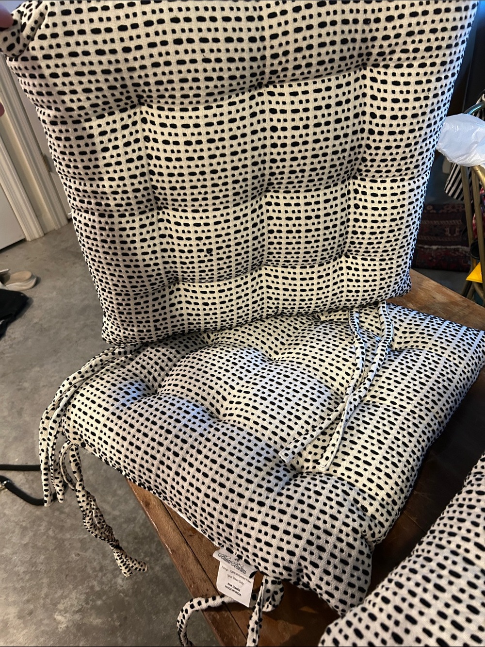 Brooks Brothers chair pillows